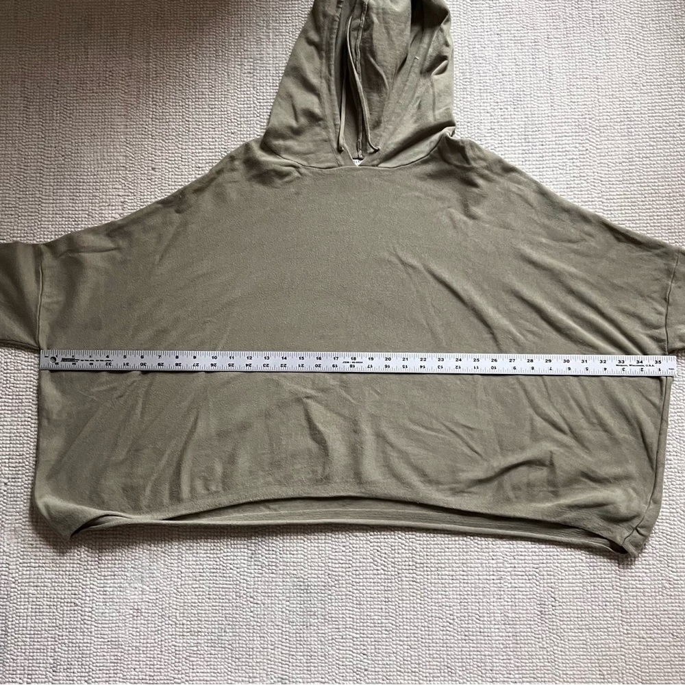 Forever 21 Oversized Olive Hoodie - Picture 4 of 5